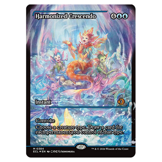 Harmonized Crescendo 0384 card from the Magic The Gathering set Lorwyn Eclipsed