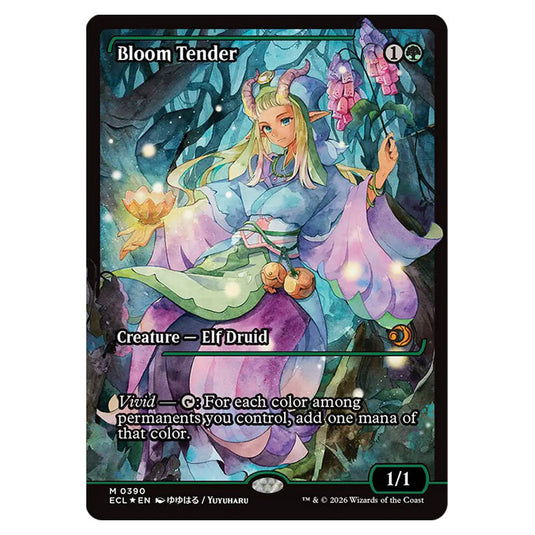Bloom Tender 0390 card from the Magic The Gathering set Lorwyn Eclipsed