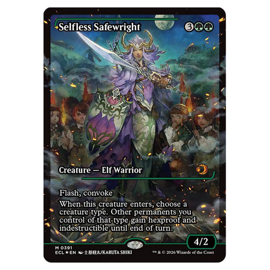 Selfless Safewright 0391 card from the Magic The Gathering set Lorwyn Eclipsed