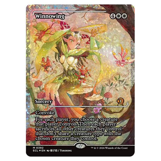 Winnowing 0392 card from the Magic The Gathering set Lorwyn Eclipsed