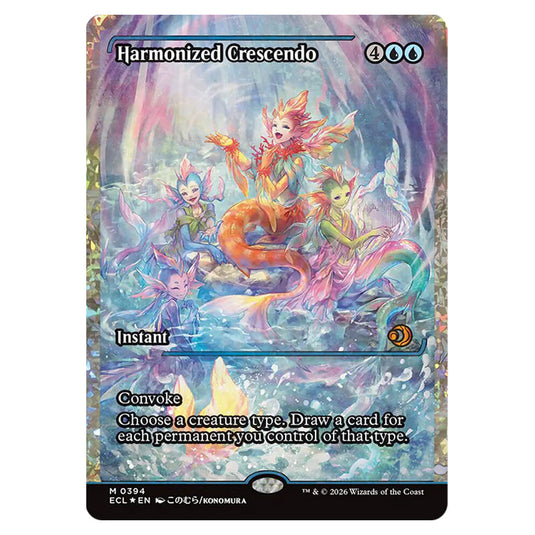Harmonized Crescendo 0394 card from the Magic The Gathering set Lorwyn Eclipsed