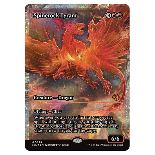 Spinerock Tyrant 0399 card from the Magic The Gathering set Lorwyn Eclipsed