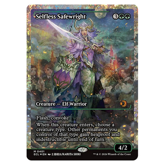 Selfless Safewright 0401 card from the Magic The Gathering set Lorwyn Eclipsed