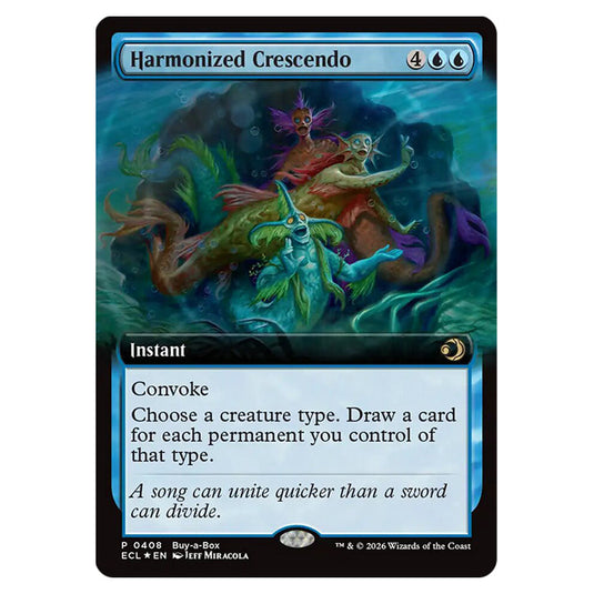 Harmonized Crescendo 0408 card from the Magic The Gathering set Lorwyn Eclipsed