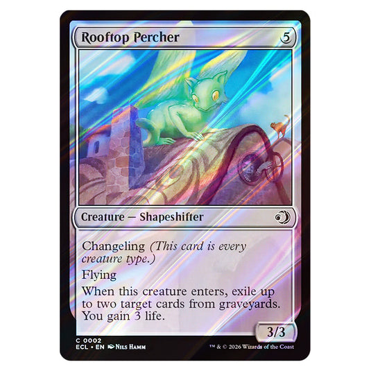 Rooftop Percher 0002 card from the Magic The Gathering set Lorwyn Eclipsed
