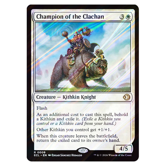 Champion of the Clachan 0009 card from the Magic The Gathering set Lorwyn Eclipsed