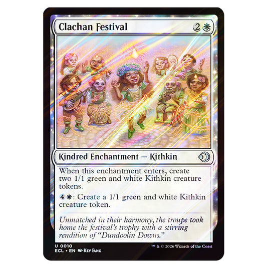 Clachan Festival 0010 card from the Magic The Gathering set Lorwyn Eclipsed
