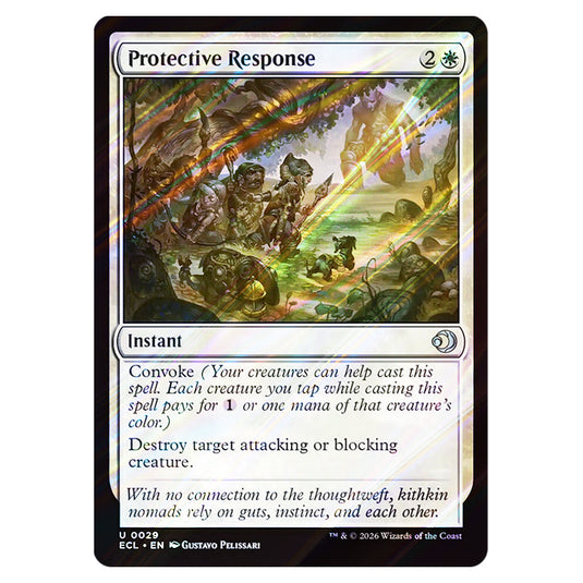 Protective Response 0029 card from the Magic The Gathering set Lorwyn Eclipsed
