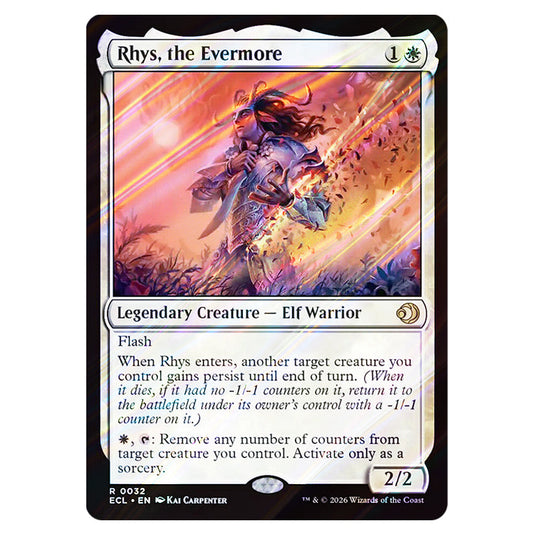 Rhys, the Evermore 0032 card from the Magic The Gathering set Lorwyn Eclipsed