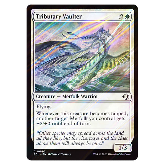 Tributary Vaulter 0040 card from the Magic The Gathering set Lorwyn Eclipsed