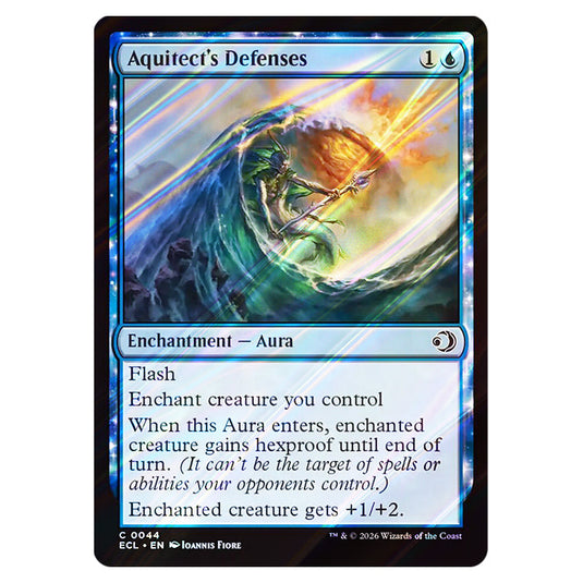 Aquitect's Defenses 0044 card from the Magic The Gathering set Lorwyn Eclipsed