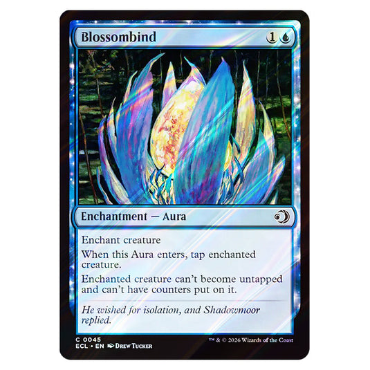 Blossombind 0045 card from the Magic The Gathering set Lorwyn Eclipsed
