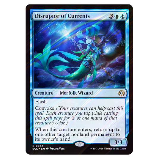 Disruptor of Currents 0047 card from the Magic The Gathering set Lorwyn Eclipsed