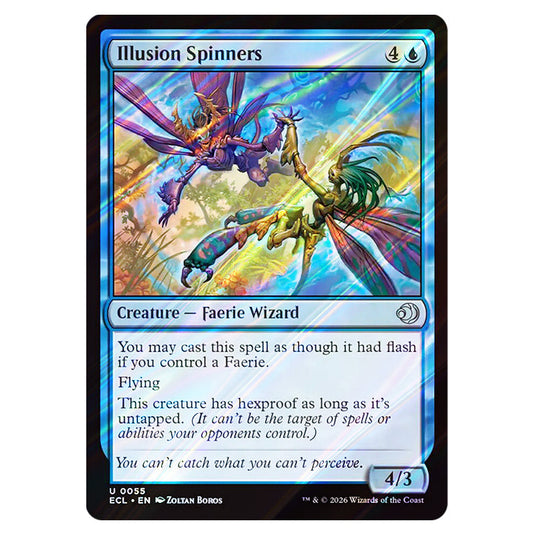Illusion Spinners 0055 card from the Magic The Gathering set Lorwyn Eclipsed