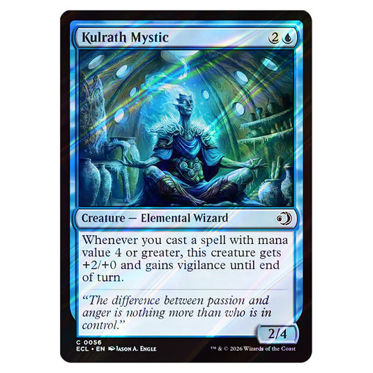 Kulrath Mystic 0056 card from the Magic The Gathering set Lorwyn Eclipsed