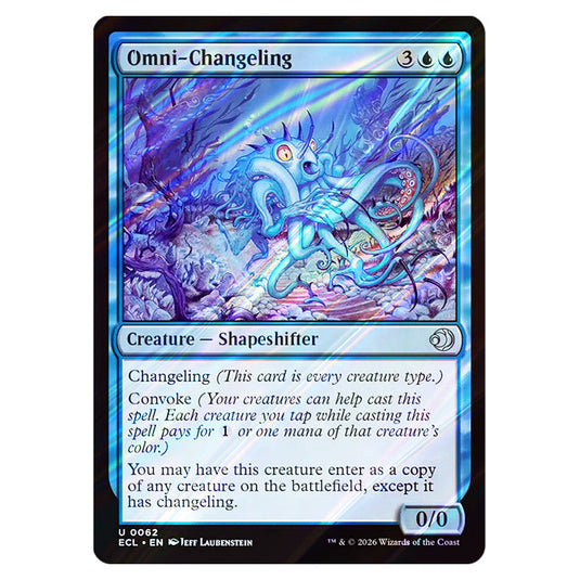 Omni-Changeling 0062 card from the Magic The Gathering set Lorwyn Eclipsed