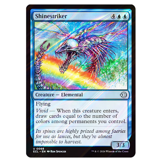 Shinestriker 0068 card from the Magic The Gathering set Lorwyn Eclipsed