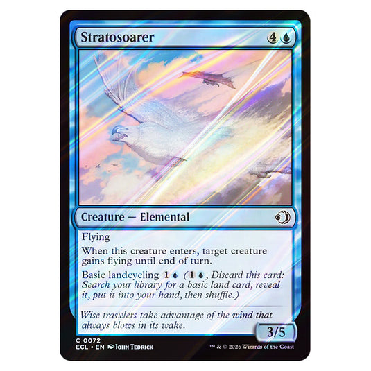 Stratosoarer 0072 card from the Magic The Gathering set Lorwyn Eclipsed