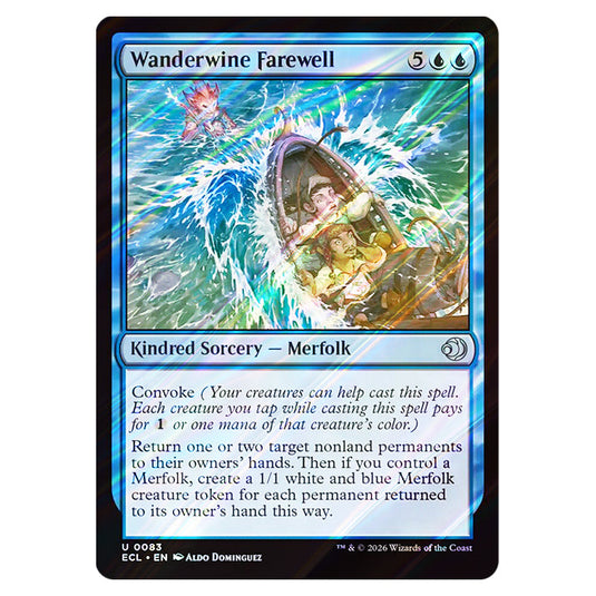 Wanderwine Farewell 0083 card from the Magic The Gathering set Lorwyn Eclipsed