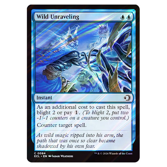 Wild Unraveling 0084 card from the Magic The Gathering set Lorwyn Eclipsed