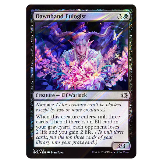 Dawnhand Eulogist 0099 card from the Magic The Gathering set Lorwyn Eclipsed