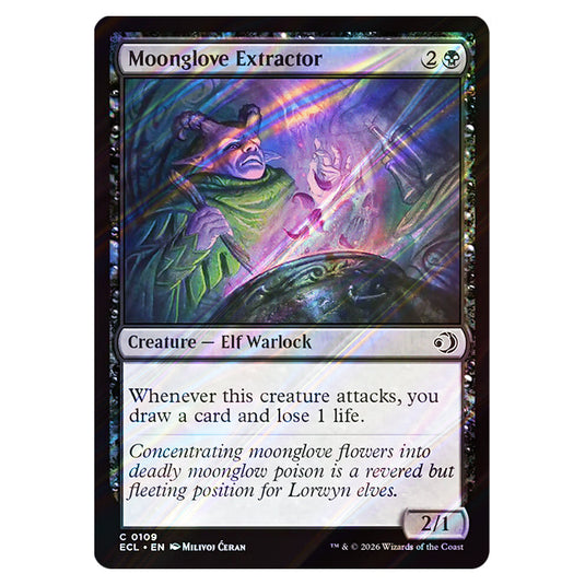 Moonglove Extractor 0109 card from the Magic The Gathering set Lorwyn Eclipsed
