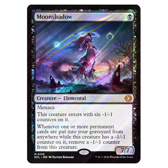 Moonshadow 0110 card from the Magic The Gathering set Lorwyn Eclipsed