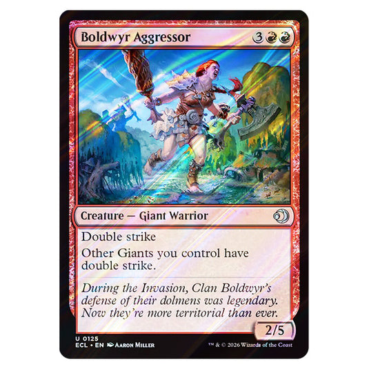 Boldwyr Aggressor 0125 card from the Magic The Gathering set Lorwyn Eclipsed