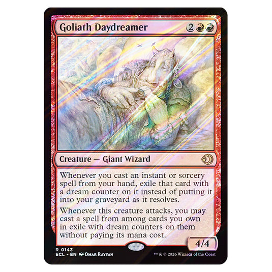 Goliath Daydreamer 0143 card from the Magic The Gathering set Lorwyn Eclipsed