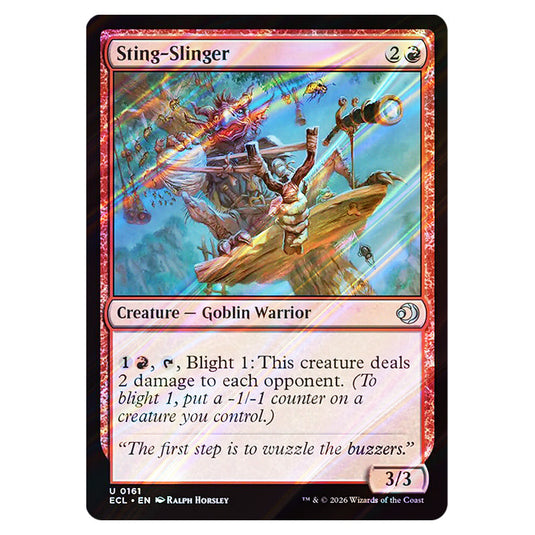 Sting-Slinger 0161 card from the Magic The Gathering set Lorwyn Eclipsed