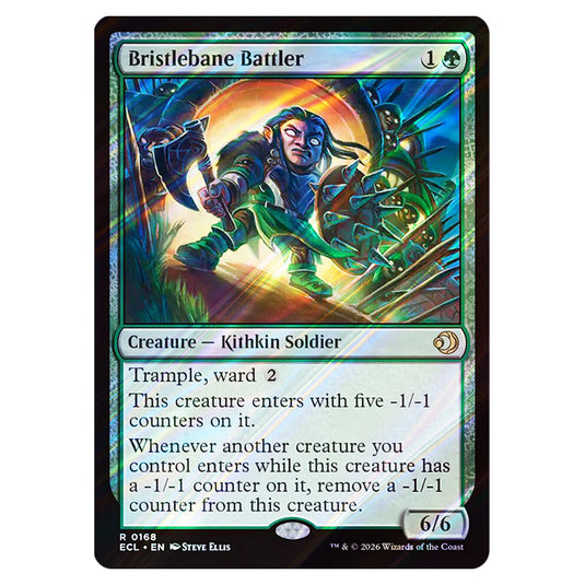 Bristlebane Battler 0168 card from the Magic The Gathering set Lorwyn Eclipsed