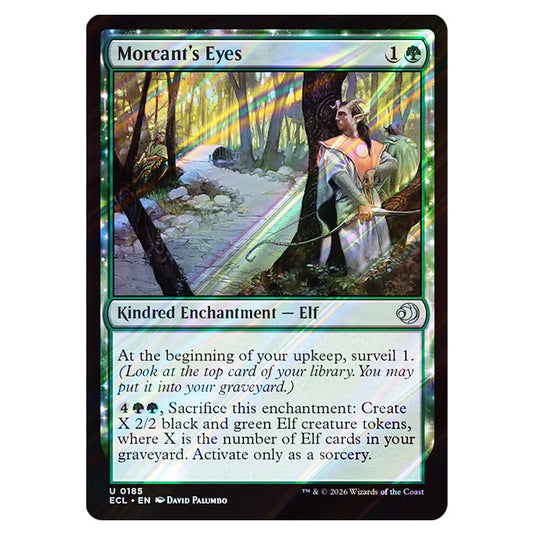 Morcant's Eyes 0185 card from the Magic The Gathering set Lorwyn Eclipsed