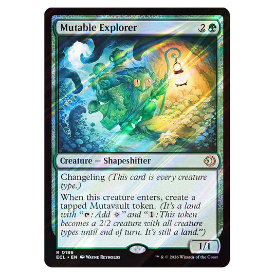 Mutable Explorer 0186 card from the Magic The Gathering set Lorwyn Eclipsed