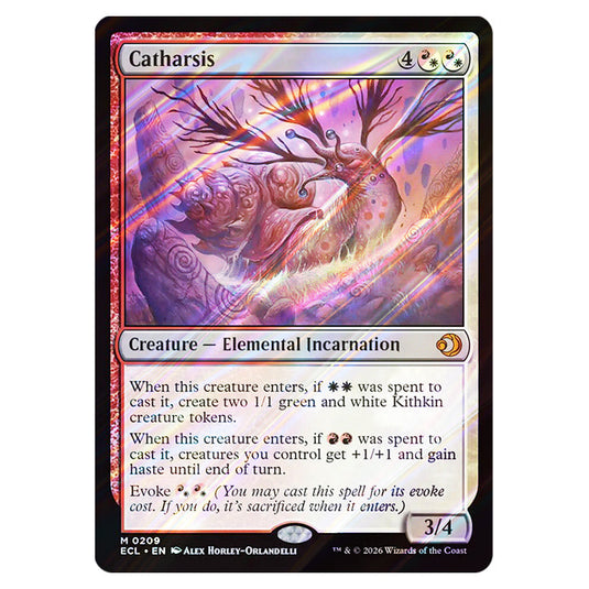 Catharsis 0209 card from the Magic The Gathering set Lorwyn Eclipsed