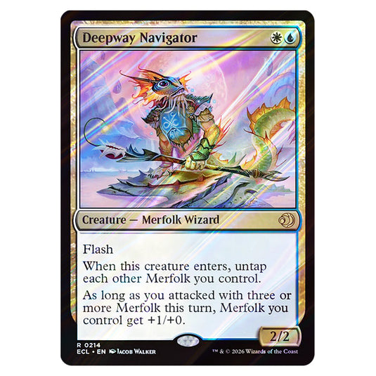 Deepway Navigator 0214 card from the Magic The Gathering set Lorwyn Eclipsed
