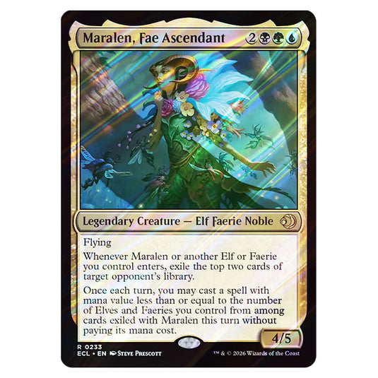 Maralen, Fae Ascendant 0233 card from the Magic The Gathering set Lorwyn Eclipsed