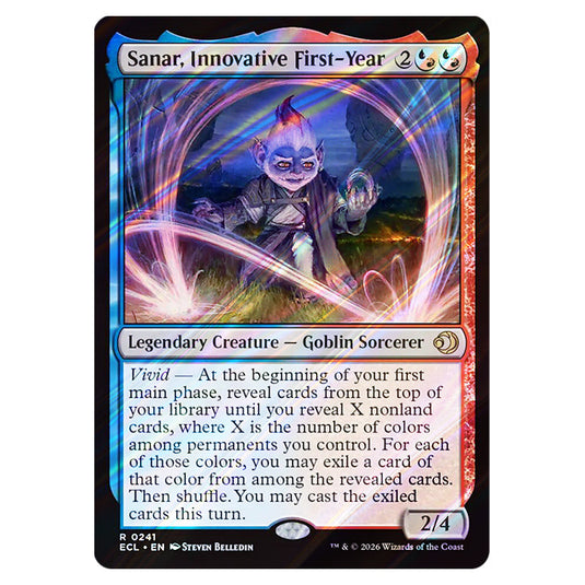 Sanar, Innovative First-Year 0241 card from the Magic The Gathering set Lorwyn Eclipsed