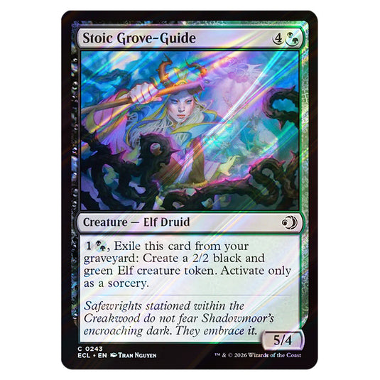 Stoic Grove-Guide 0243 card from the Magic The Gathering set Lorwyn Eclipsed