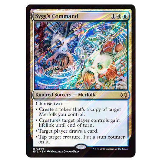 Sygg's Command 0244 card from the Magic The Gathering set Lorwyn Eclipsed