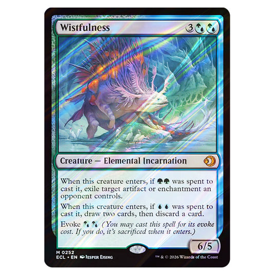 Wistfulness 0252 card from the Magic The Gathering set Lorwyn Eclipsed
