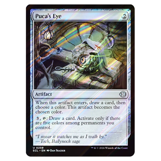 Magic The Gathering - Lorwyn Eclipsed - Puca's Eye - 0259 (Foil) Magic The Gathering - Lorwyn Eclipsed - Puca's Eye - 0259 (Foil)