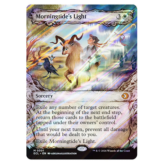 Morningtide's Light 0301 card from the Magic The Gathering set Lorwyn Eclipsed