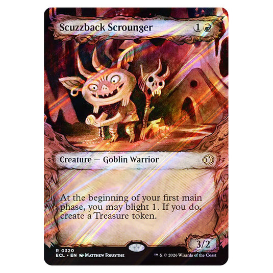 Scuzzback Scrounger 0320 card from the Magic The Gathering set Lorwyn Eclipsed