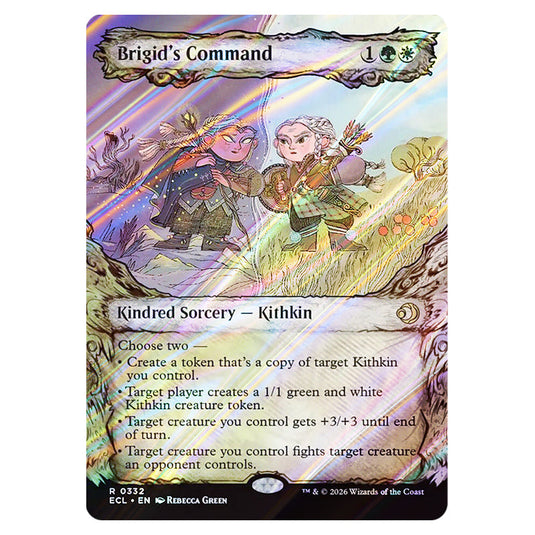 Brigid's Command 0332 card from the Magic The Gathering set Lorwyn Eclipsed