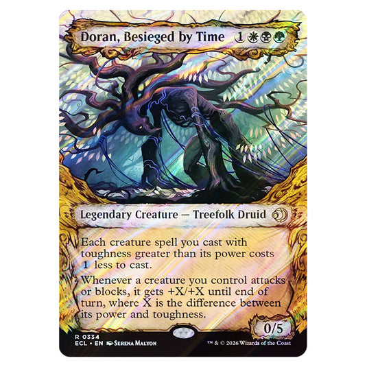 Doran, Besieged by Time 0334 card from the Magic The Gathering set Lorwyn Eclipsed