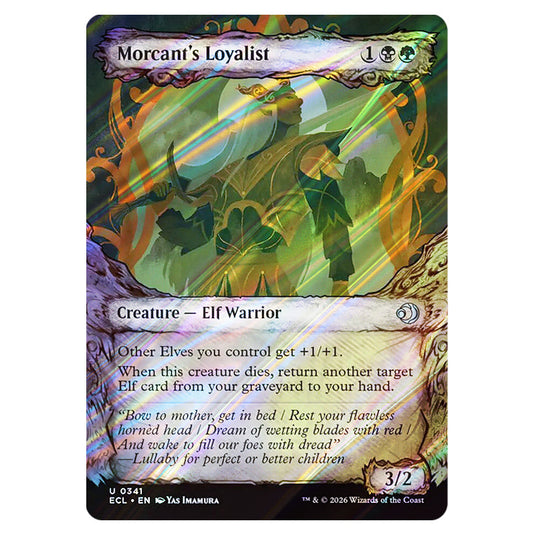 Morcant's Loyalist 0341 card from the Magic The Gathering set Lorwyn Eclipsed