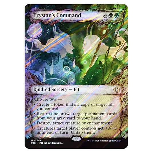 Trystan's Command 0344 card from the Magic The Gathering set Lorwyn Eclipsed