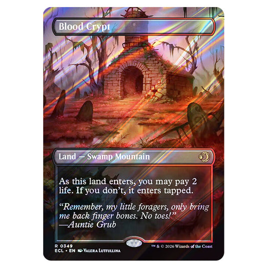 Blood Crypt // Blood Crypt 0349 card from the Magic The Gathering set Lorwyn Eclipsed