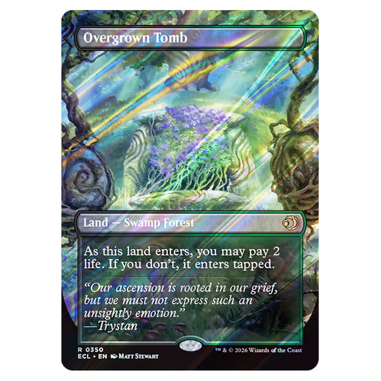 Overgrown Tomb // Overgrown Tomb 0350 card from the Magic The Gathering set Lorwyn Eclipsed