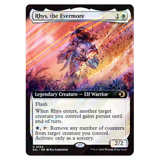 Rhys, the Evermore 0354 card from the Magic The Gathering set Lorwyn Eclipsed